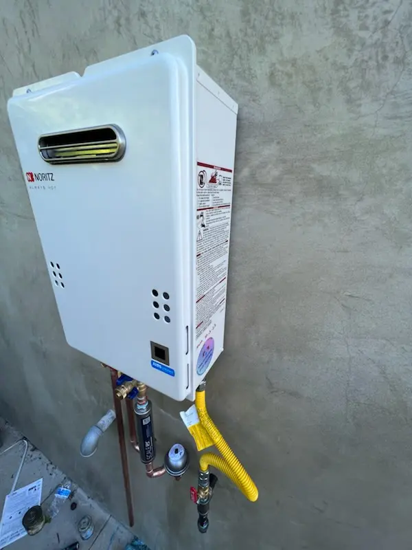 Tankless water heater installation for Winnemissett homes